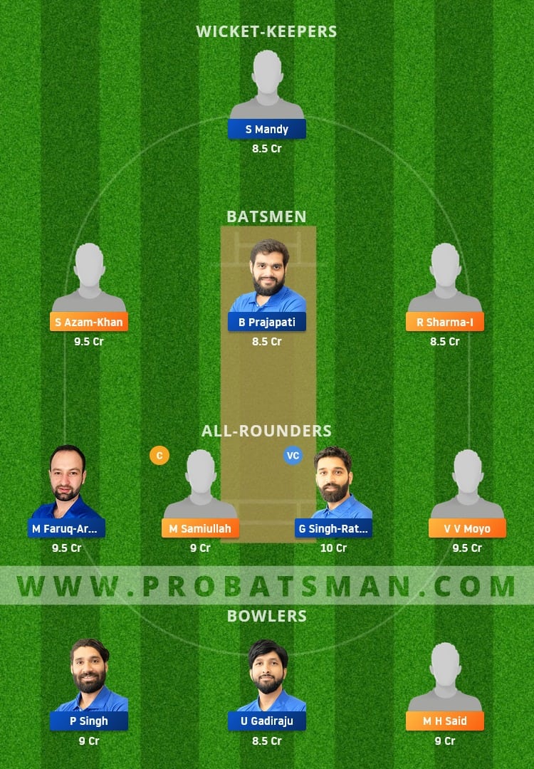 KSV vs MTV Dream11 Fantasy Team Prediction