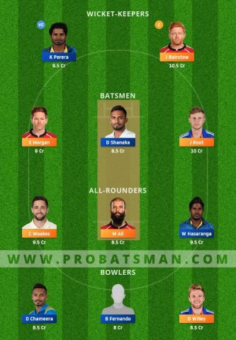 ENG Vs SL Dream11 Prediction With Stats, Player Records ...
