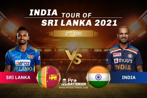 SL vs IND Dream11 Prediction With Stats, Pitch Report  & Player Record of India Tour of Sri Lanka, 2021 For 2nd ODI