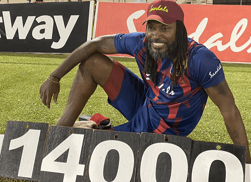 Chris Gayle Becomes First Player To Smash 14000 Runs in T20s
