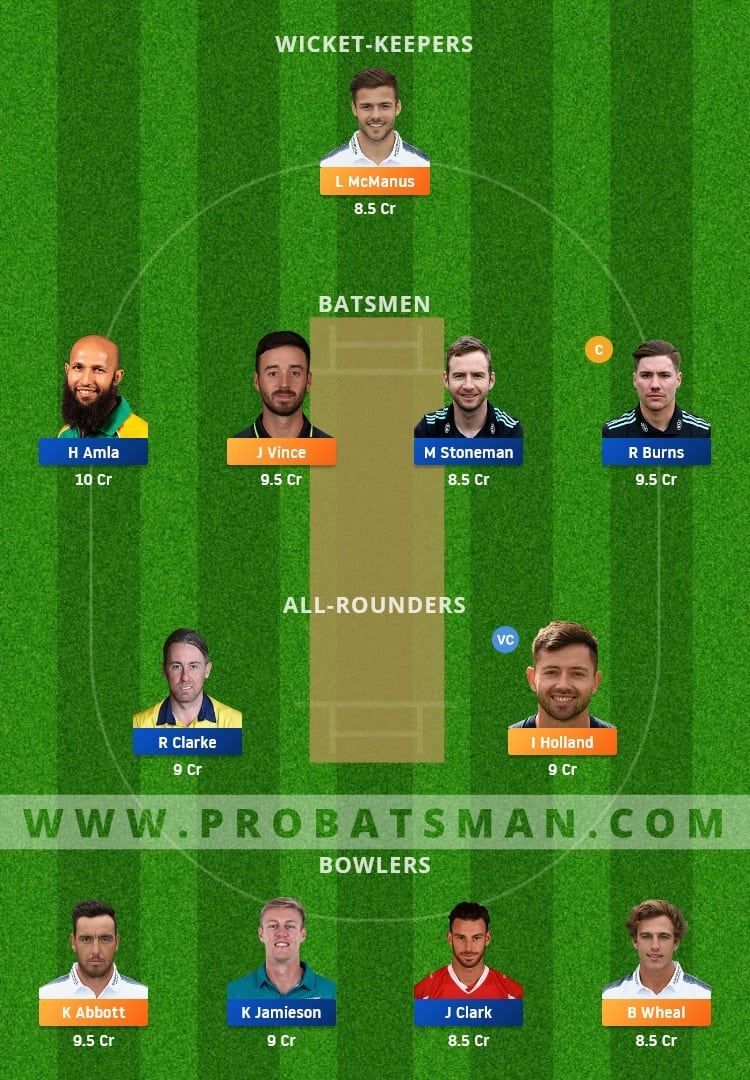 HAM vs SUR Dream11 Fantasy Team Prediction