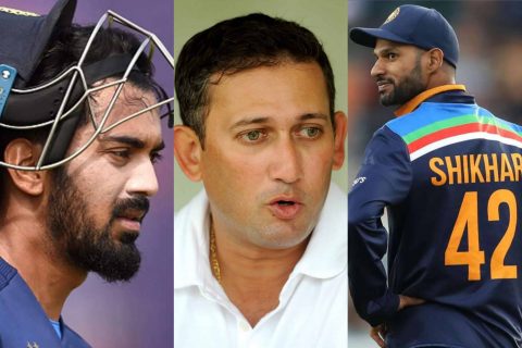 "Can Put Pressure On KL Rahul To Get Your Spot Back In XI" - Ajit Agarkar On Shikhar Dhawan “Can Put Pressure On KL Rahul To Get Your Spot Back In XI” – Ajit Agarkar On Shikhar Dhawan