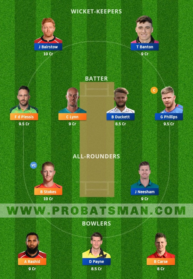 NOS vs WEF Dream11 Prediction