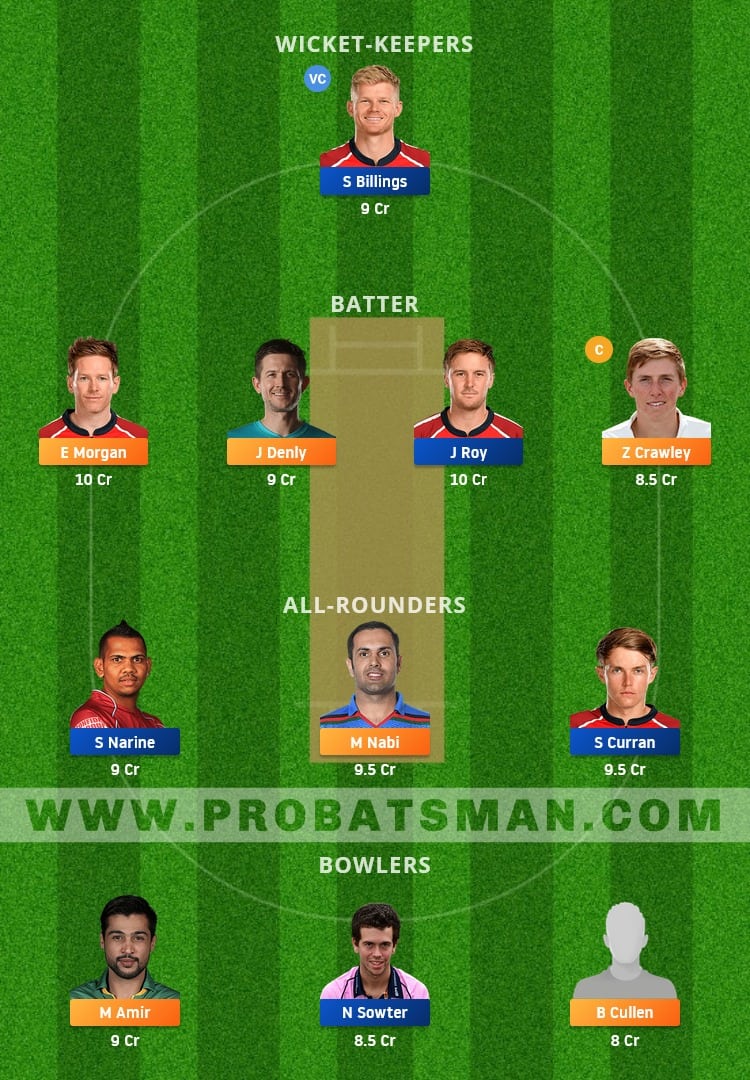 LNS vs OVI Dream11 Fantasy Team Prediction
