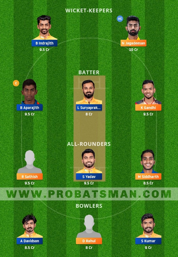 CSG vs NRK Dream11 Fantasy Team Prediction