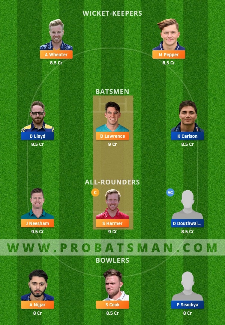 ESS vs GLA Dream11 Fantasy Team Predictio