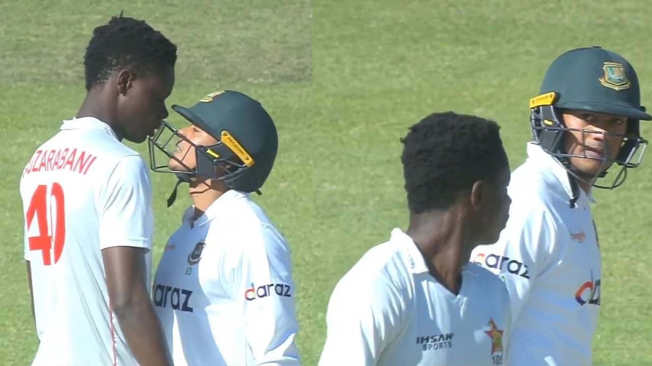Watch: Blessing Muzarabani And Taskin Ahmed Get Involved In A Heated Argument - ZIM vs BAN Watch: Blessing Muzarabani And Taskin Ahmed Get Involved In A Heated Argument - ZIM vs BAN