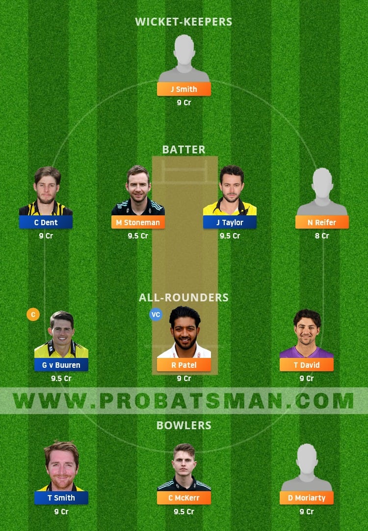 SUR vs GLO Dream11 Fantasy Team Prediction