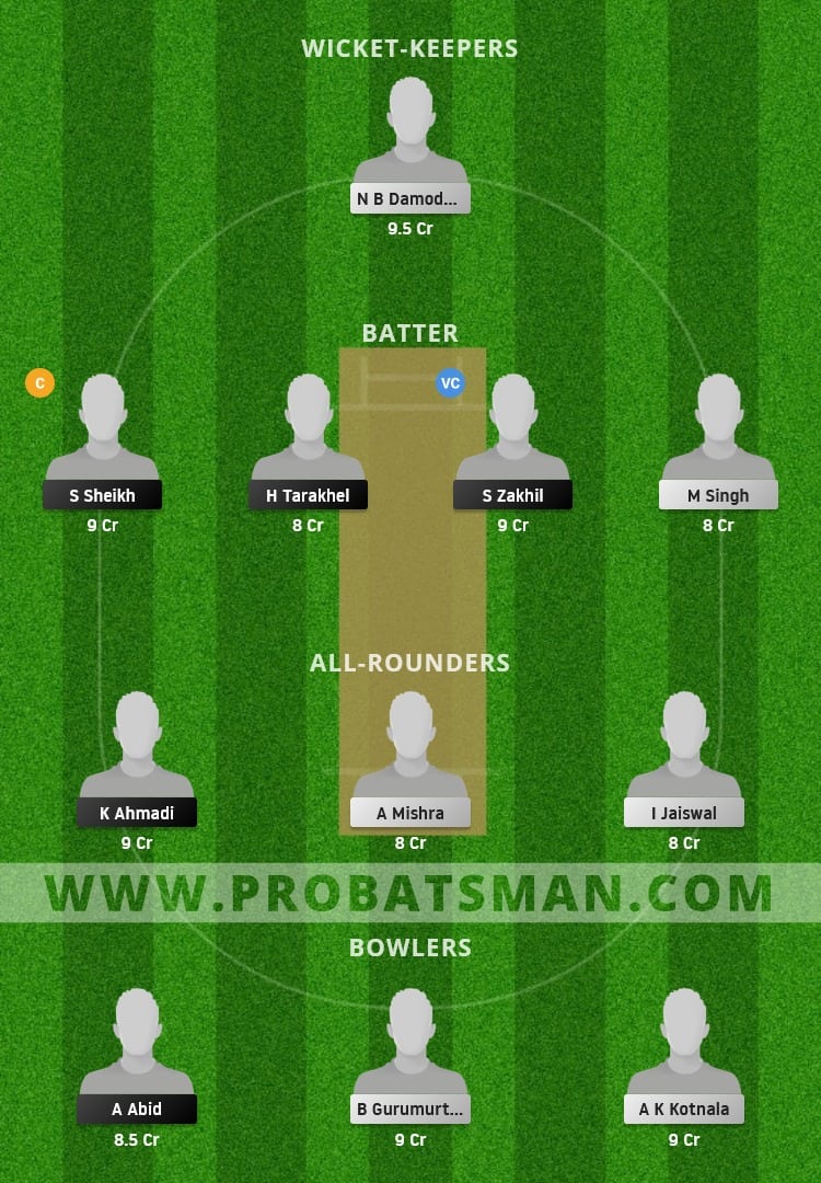 QUV VS VVV Dream11 Fantasy Team Prediction