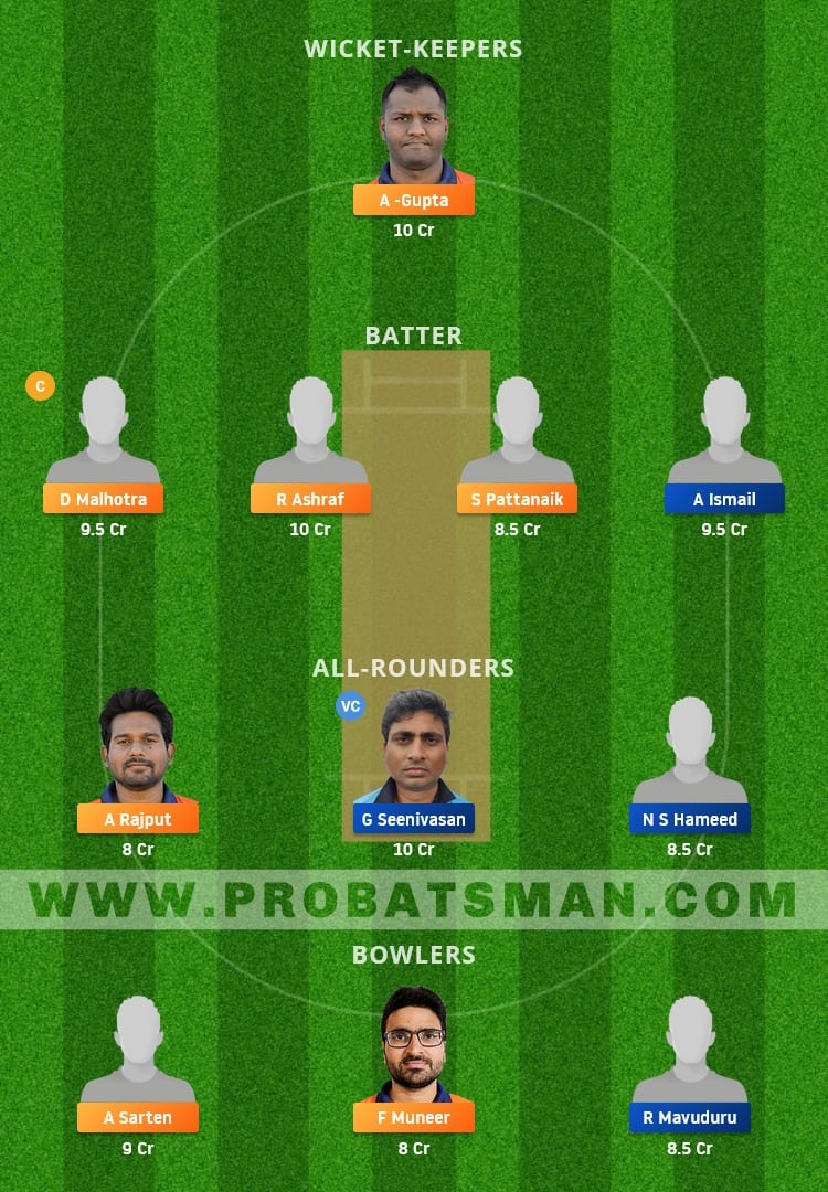 MAM vs HSG Dream11 Fantasy Team Prediction MAM vs HSG Dream11 Fantasy Team Prediction