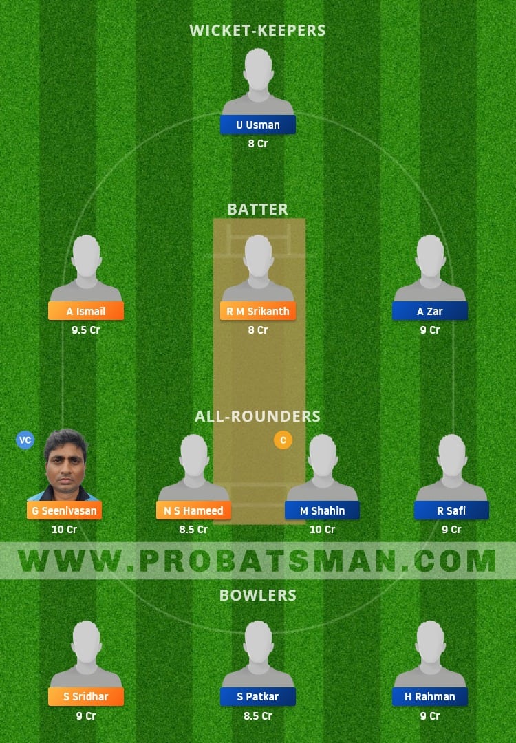 HSG vs GOC Dream11 Fantasy Team Prediction HSG vs GOC Dream11 Fantasy Team Prediction