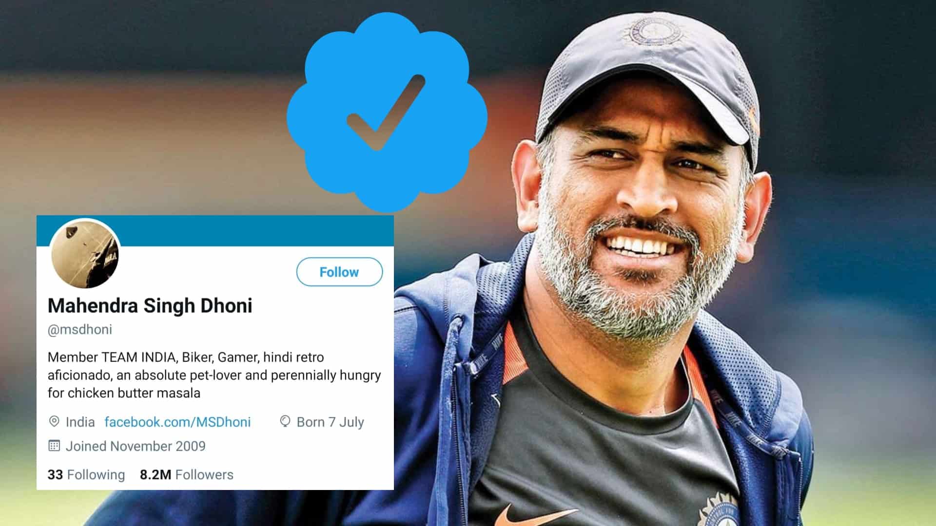 Twitter Removes Verification Badge From MS Dhoni's Account