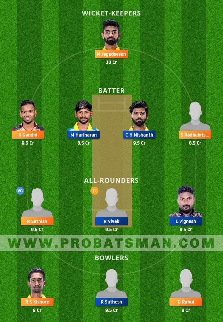 CSG vs DD Dream11 Fantasy Team Prediction