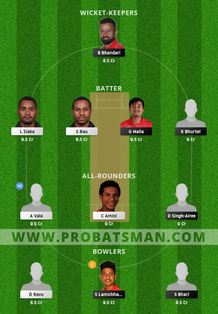 NEP vs PNG Dream11 Fantasy Team Prediction