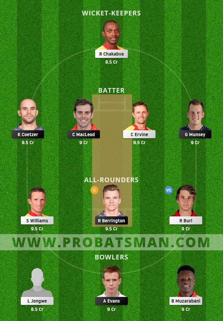 SCO vs ZIM Dream11 Fantasy Team Prediction