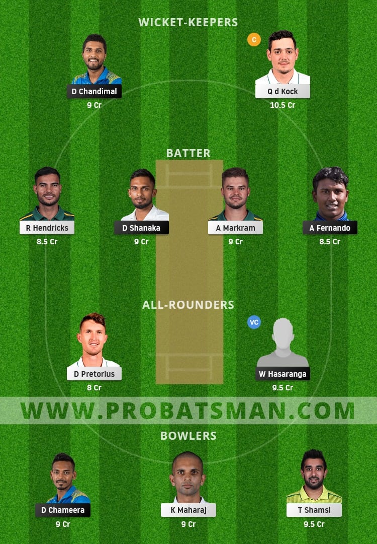 SL vs SA Dream11 Prediction With Stats, Player Records, Pitch Report & Match Updates For 2nd T20I of South Africa Tour of Sri Lanka 2021