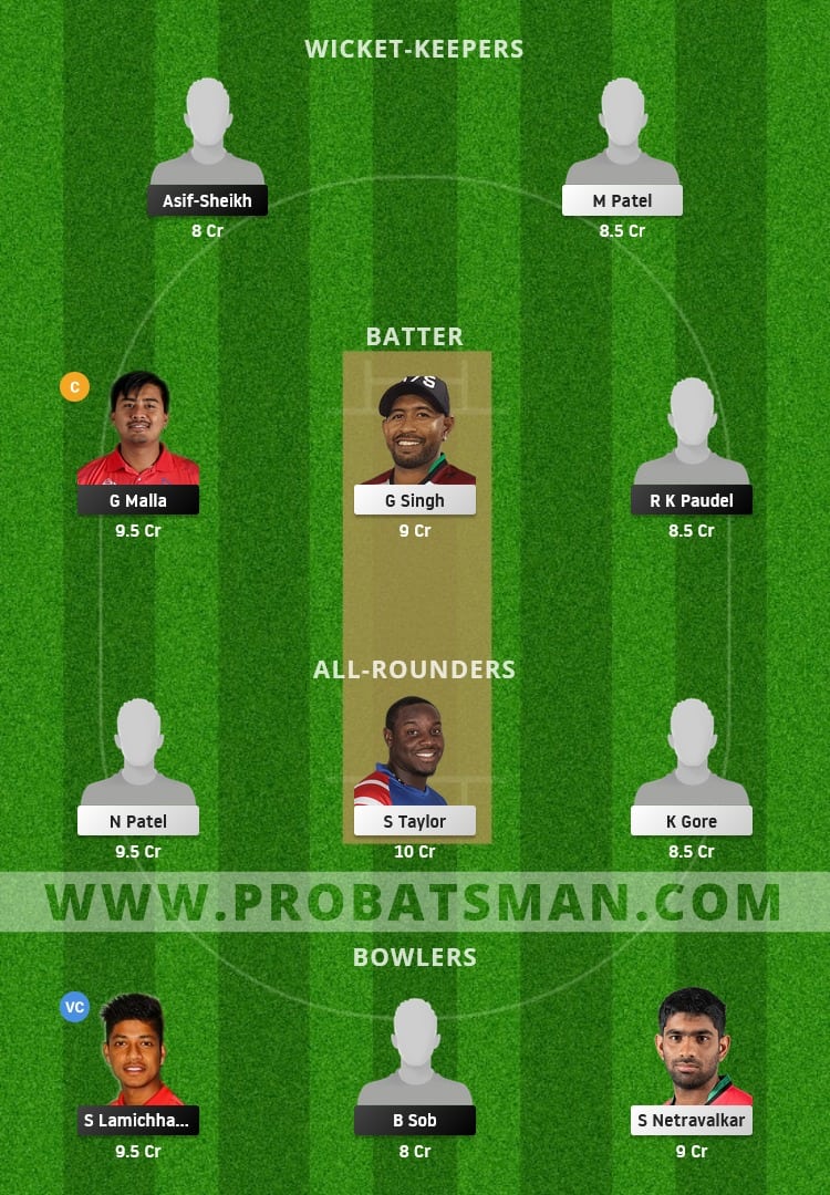 NEP vs USA Dream11 Fantasy Team Prediction