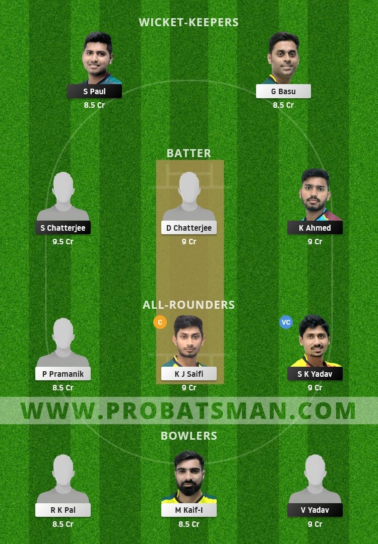 BB vs KB Dream11 Fantasy Team Prediction