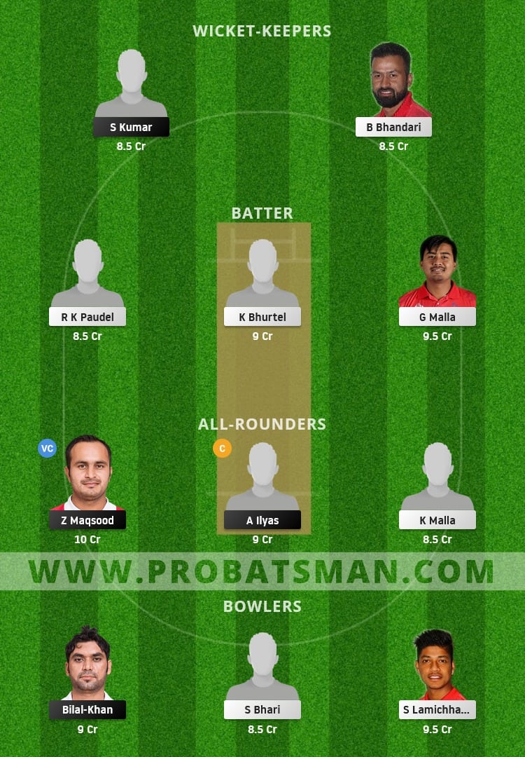 OMN vs NEP Dream11 Fantasy Team Prediction OMN vs NEP Dream11 Fantasy Team Prediction