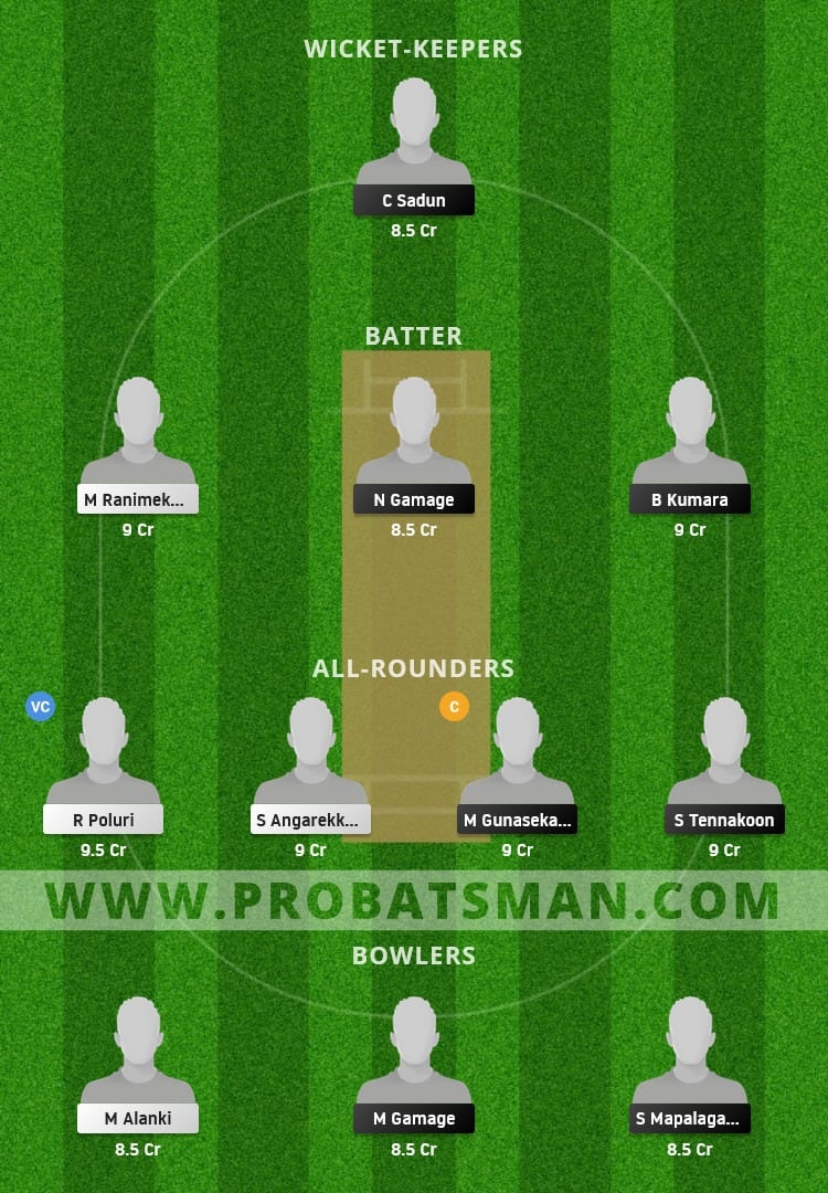 SLL vs CES Dream11 Fantasy Team Prediction SLL vs CES Dream11 Fantasy Team Prediction