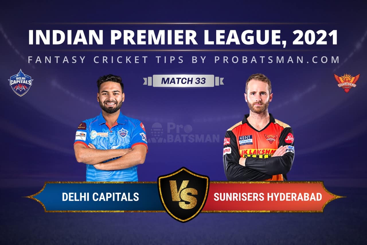 DC vs SRH Dream11 Prediction