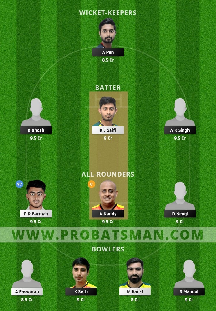 KC vs KB Dream11 Fantasy Team Prediction