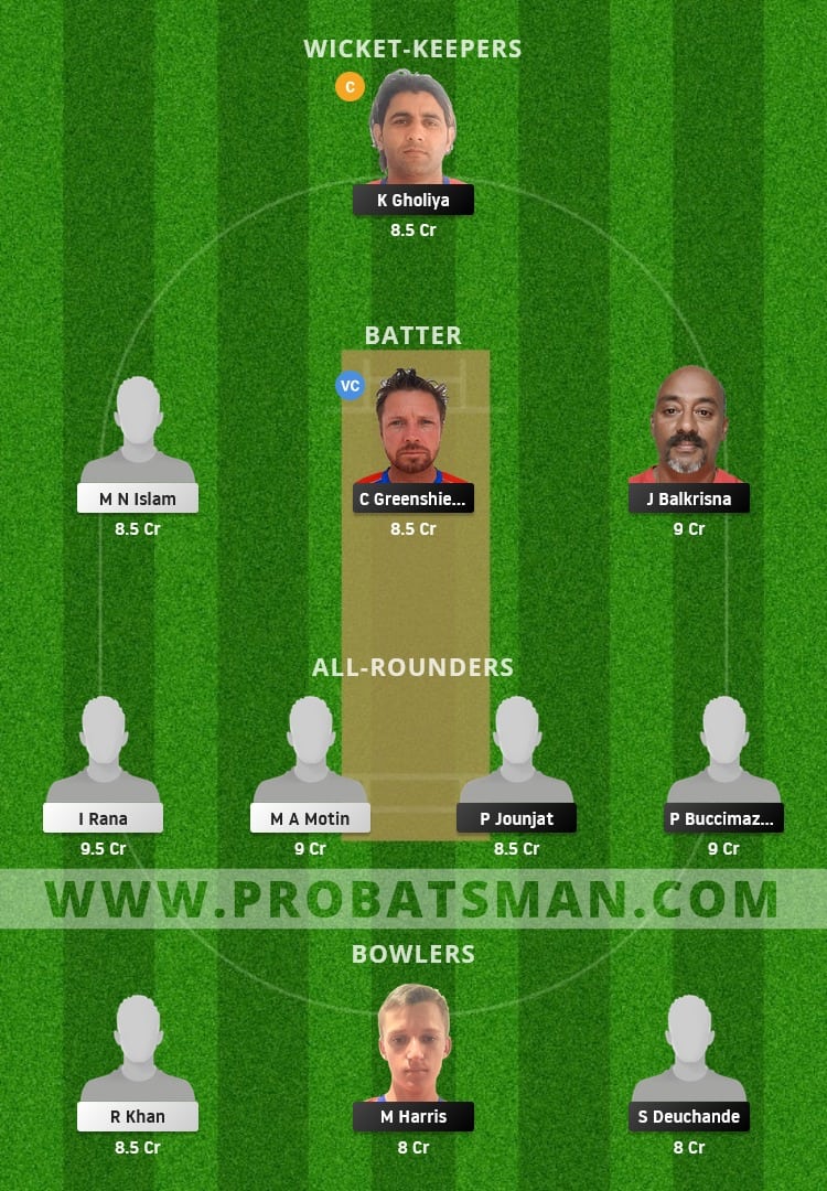 OEI vs FRD Dream11 Fantasy Team Prediction