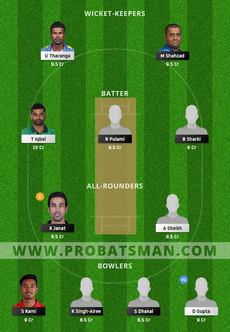 CT vs BG Dream11 Fantasy Team Prediction