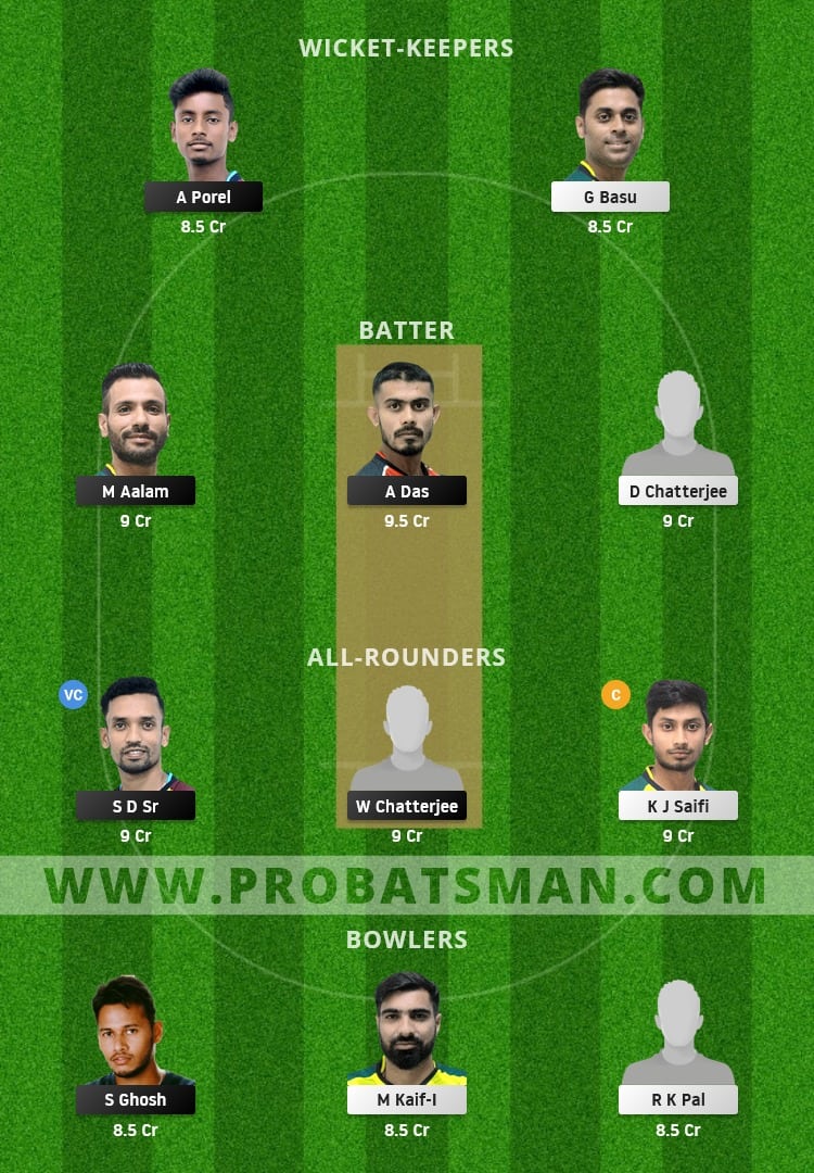 DD vs KB Dream11 Fantasy Team Prediction