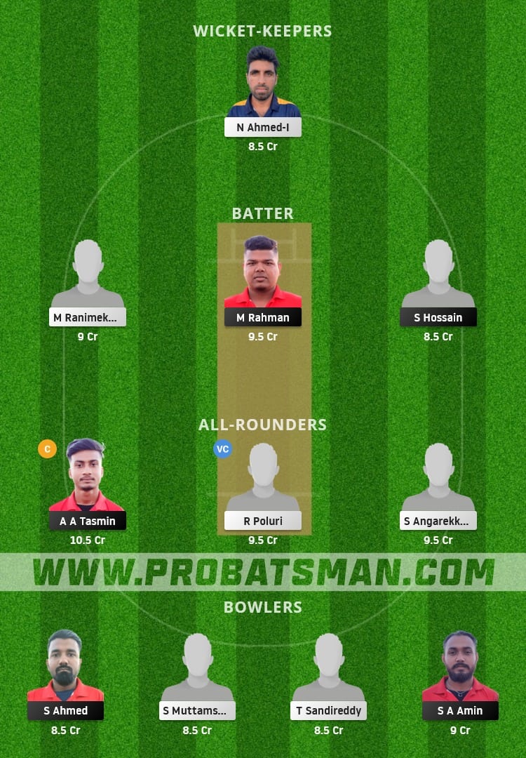 NFCC vs CES Dream11 Fantasy Team Prediction