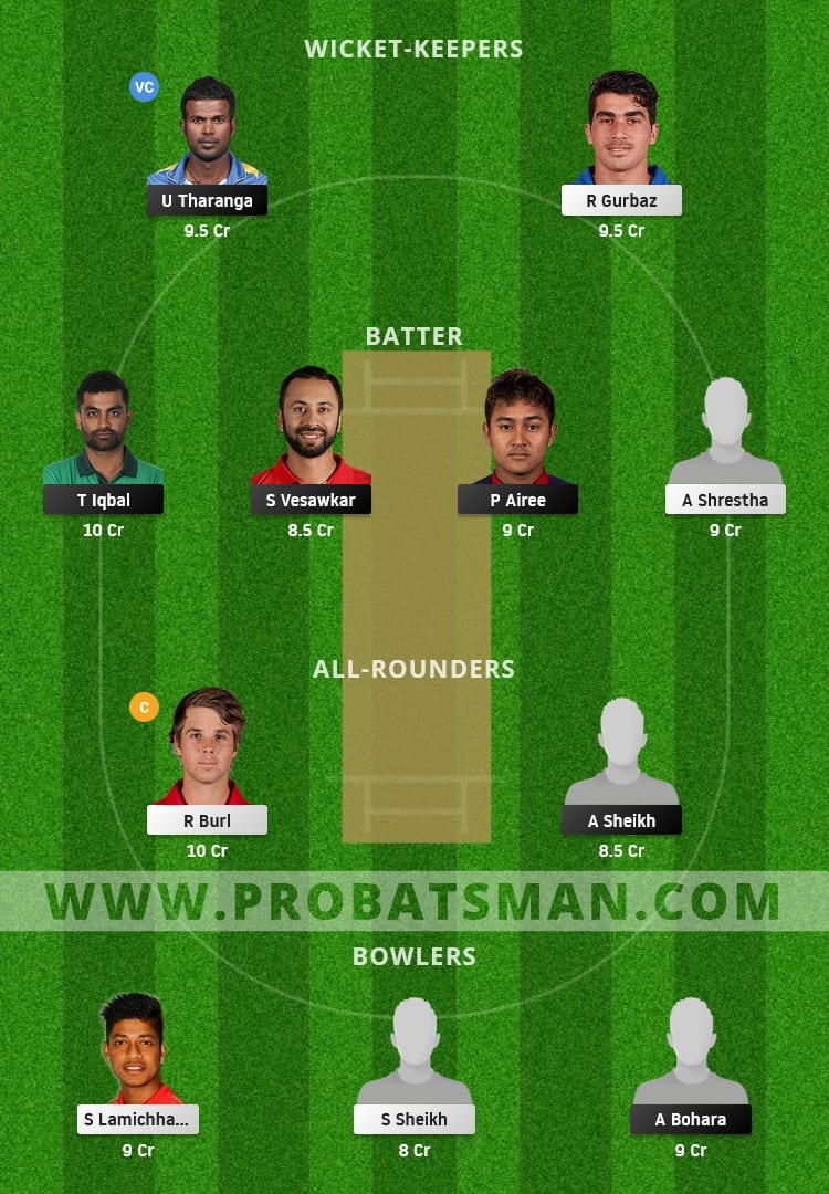 BG vs KK Dream11 Fantasy Team Prediction BG vs KK Dream11 Fantasy Team Prediction