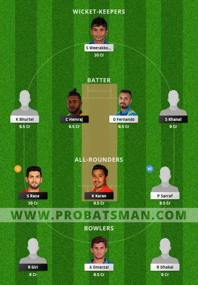 BW vs LP Dream11 Fantasy Team Prediction BW vs LP Dream11 Fantasy Team Prediction