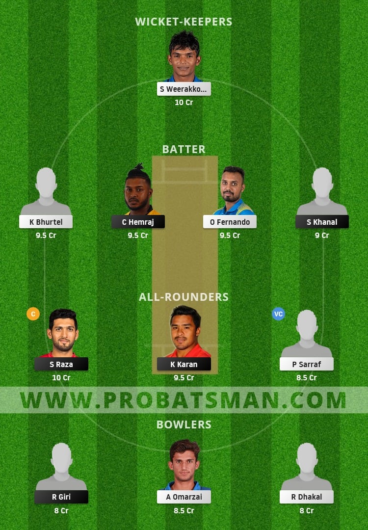 BW vs LP Dream11 Fantasy Team Prediction