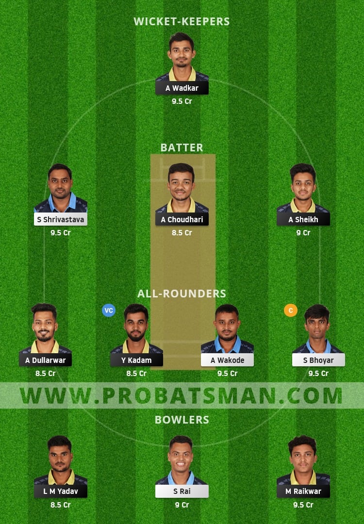 YLW vs BLU Dream11 Fantasy Team Prediction