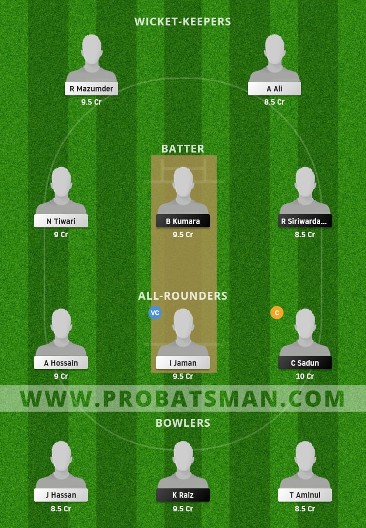 SLL vs NCT Dream11 Fantasy Team Prediction SLL vs NCT Dream11 Fantasy Team Prediction