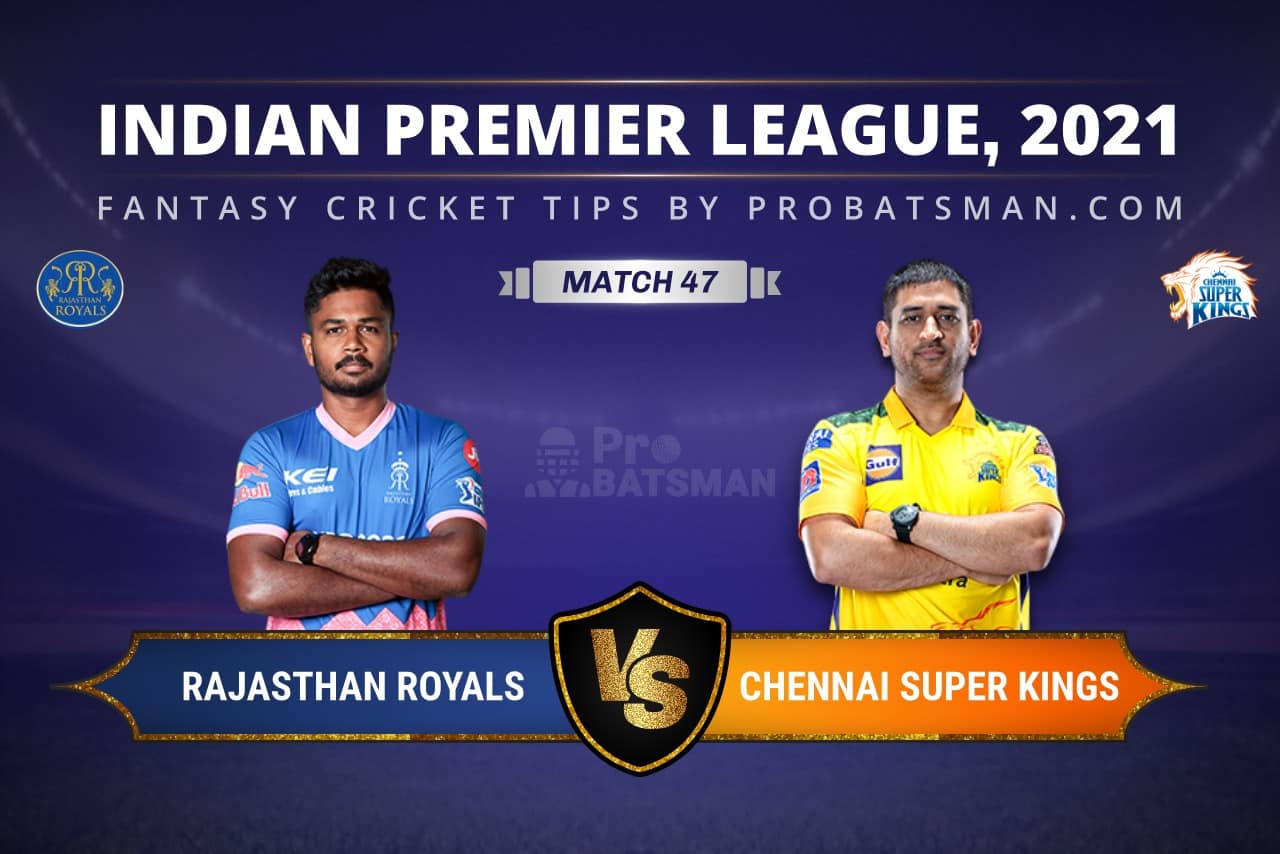 RR vs CSK Dream11 Prediction: Fantasy Cricket Tips, Playing XI, Pitch Report, Stats & Injury Updates of Match 47, IPL 2021 RR vs CSK Dream11 Prediction