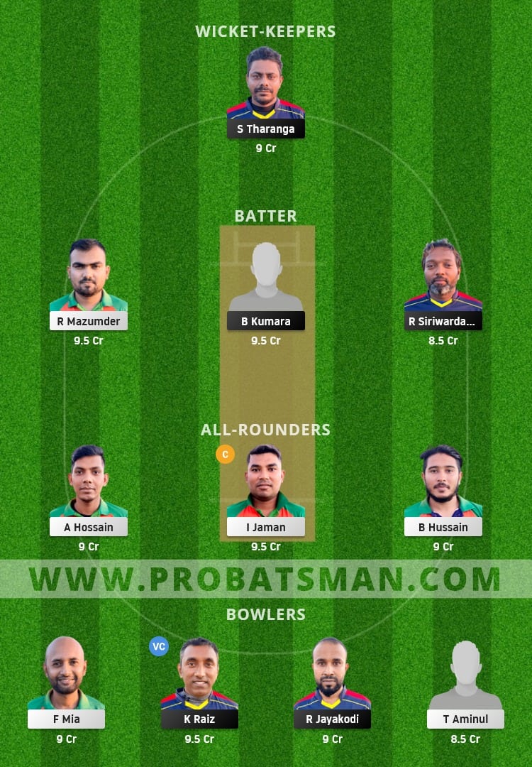 SLL vs NCT Dream11 Fantasy Team Prediction SLL vs NCT Dream11 Fantasy Team Prediction