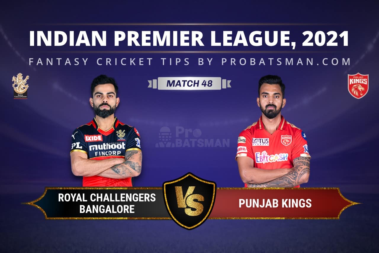 RCB vs PBKS Dream11 Prediction