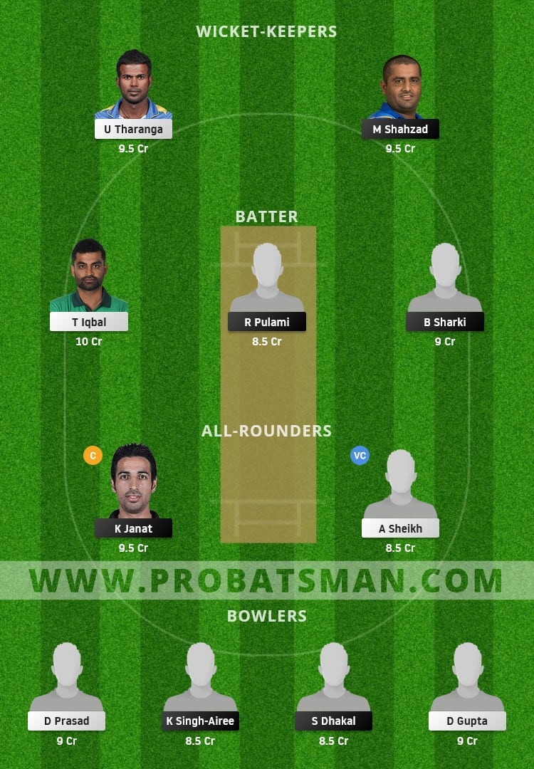 CT vs BG Dream11 Fantasy Team Prediction