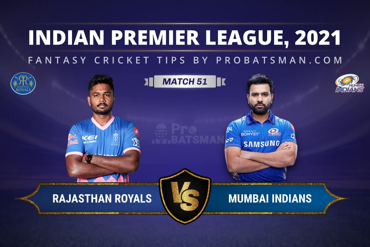 RR vs MI Dream11 Prediction: Fantasy Cricket Tips, Playing XI, Pitch Report, Stats & Injury Updates of Match 51, IPL 2021 RR vs MI Dream11 Prediction