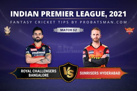 RCB vs SRH Dream11 Prediction: Fantasy Cricket Tips, Playing XI, Pitch Report, Stats & Injury Updates of Match 52, IPL 2021