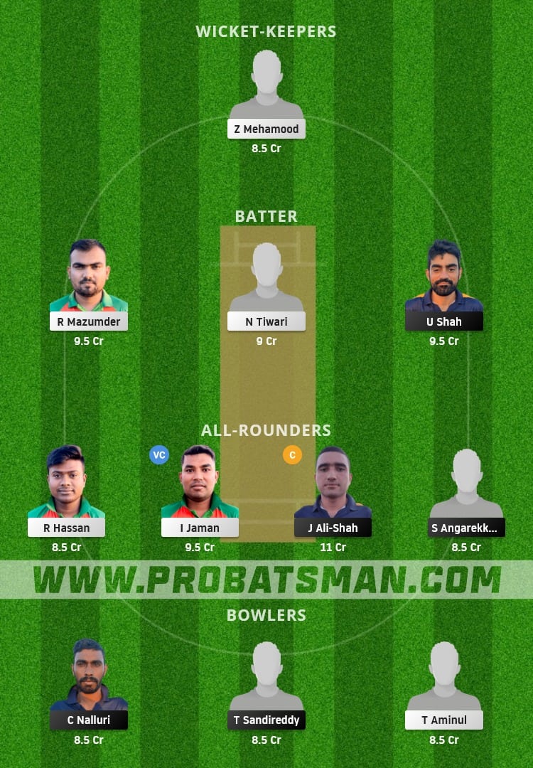 CES vs NCT Dream11 Fantasy Team Prediction CES vs NCT Dream11 Fantasy Team Prediction