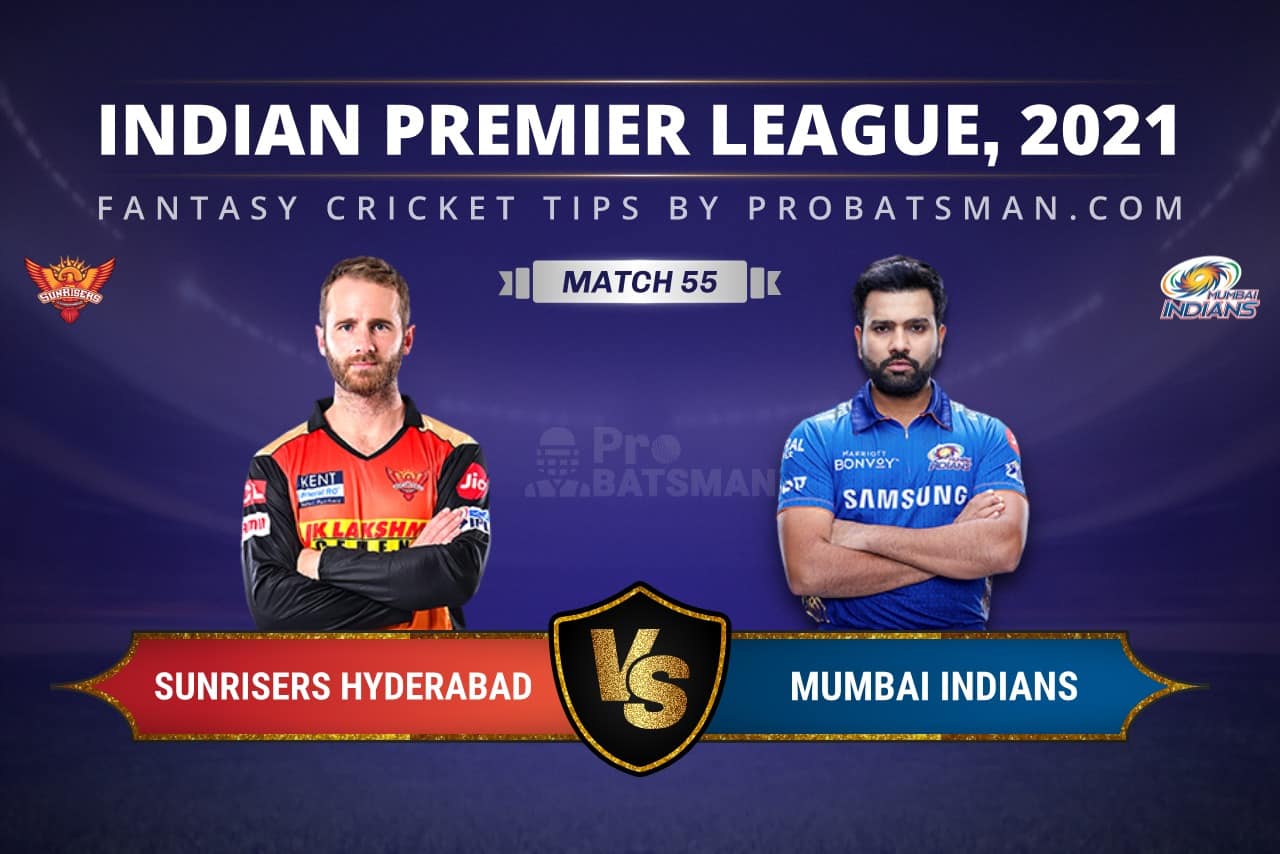 SRH vs MI Dream11 Prediction: Fantasy Cricket Tips, Playing XI, Pitch Report, Stats & Injury Updates of Match 55, IPL 2021 SRH vs MI Dream11 Prediction