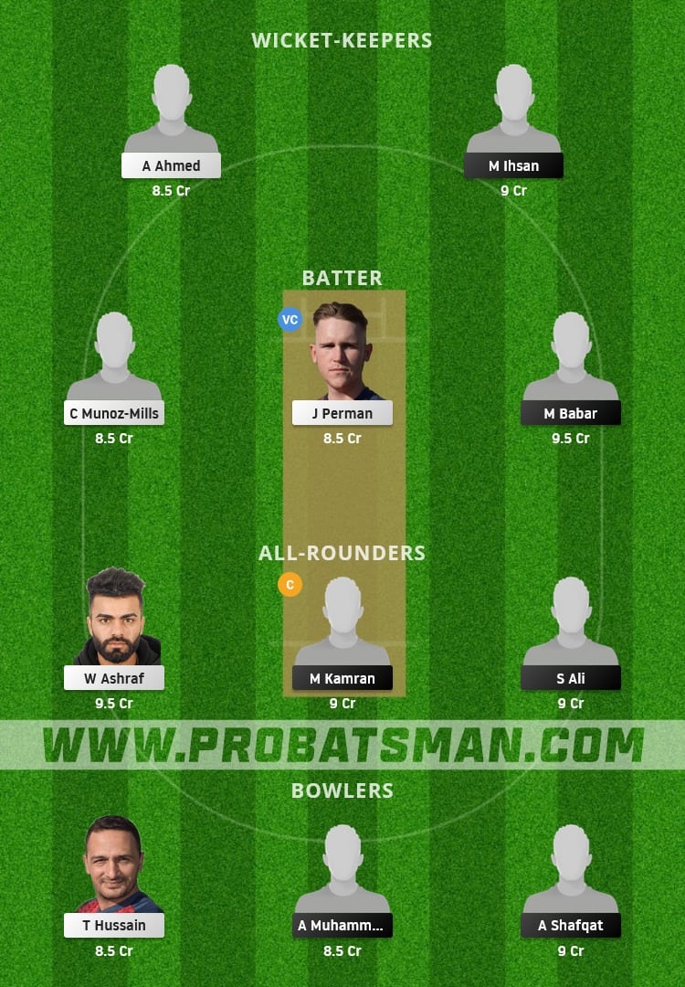 PIC vs SPA Dream11 Fantasy Team Prediction