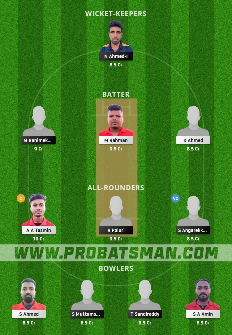 CES vs NFCC Dream11 Fantasy Team Prediction