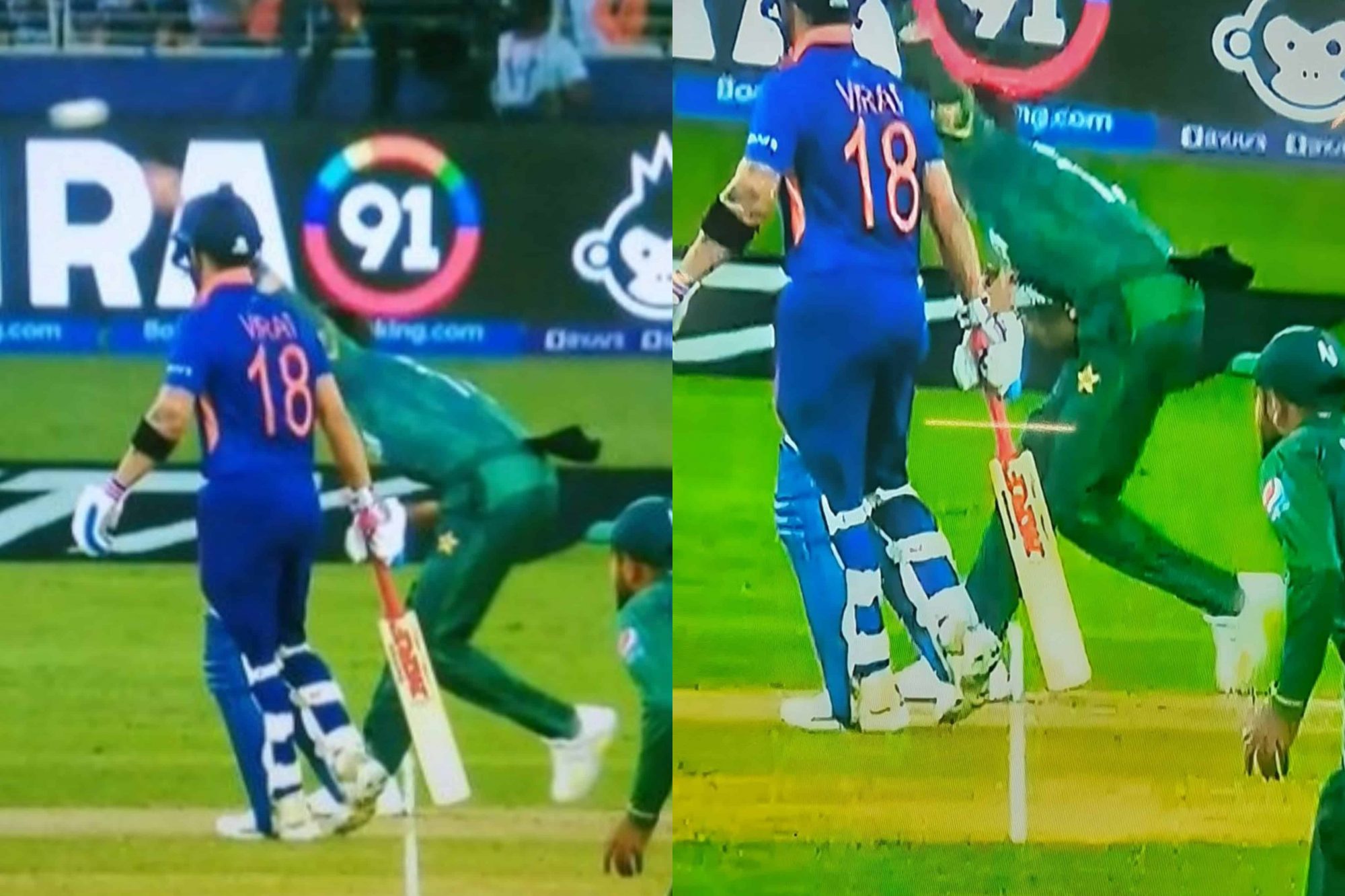 "How in the world is this not a no ball?" - Twitter Questioning KL Rahul's Dismissal Off No-Ball In India vs Pakistan Game