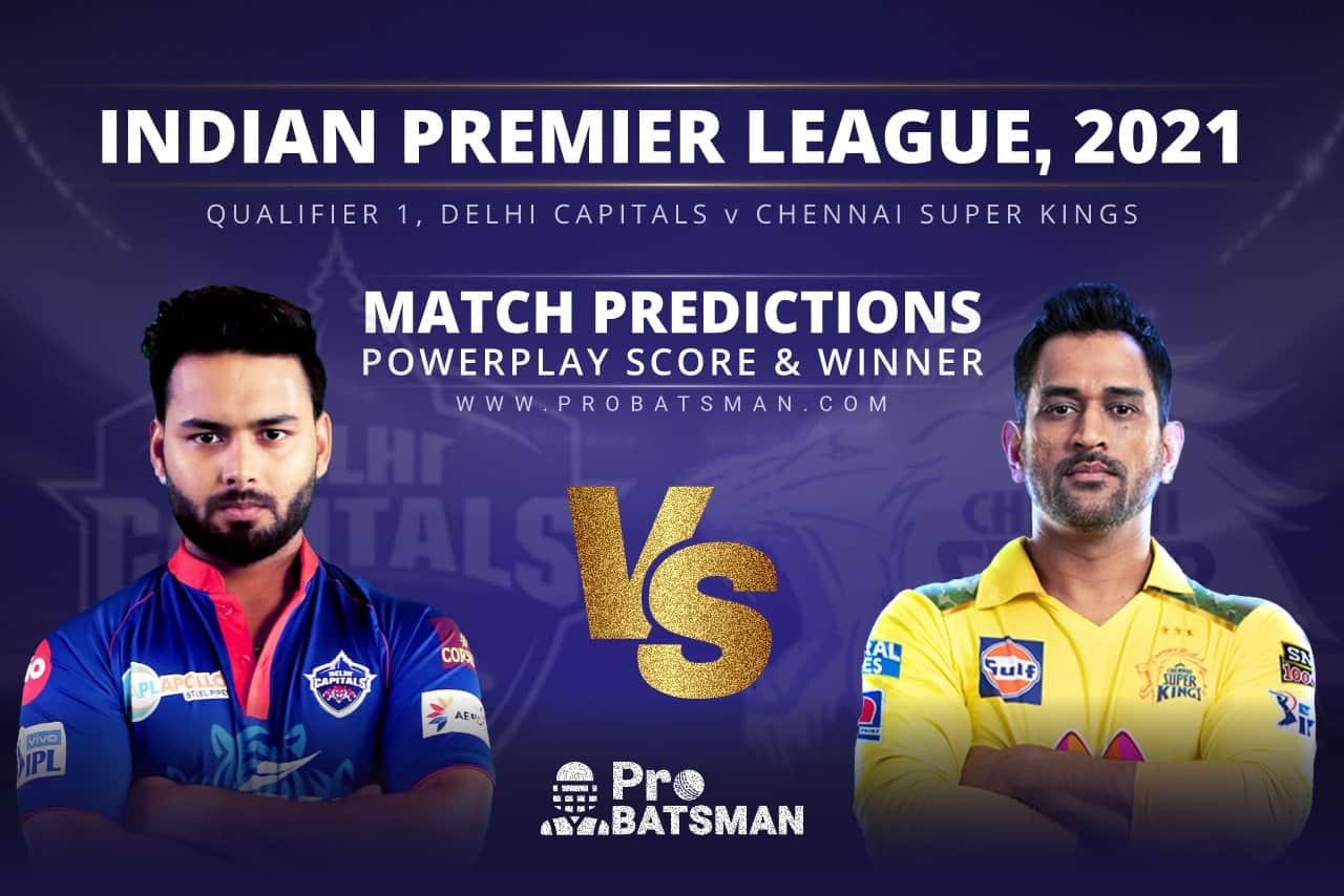 IPL 2021: DC vs CSK – Qualifier 1, Match Prediction – Who Will Win Today’s Match? DC vs CSK Match Prediction Who Will Win Today’s Match Match Prediction Who Will Win Today’s Match
