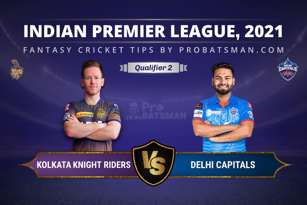 Qualifier 2, IPL 2021: DC vs KKR Dream11 Prediction