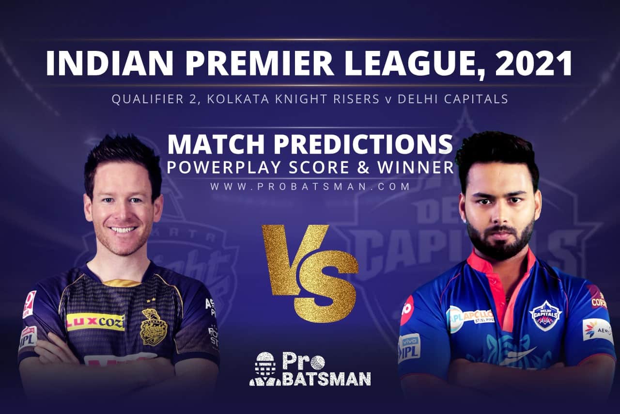 IPL 2021 KKR vs DC Qualifier 2 Match Prediction Who Will Win