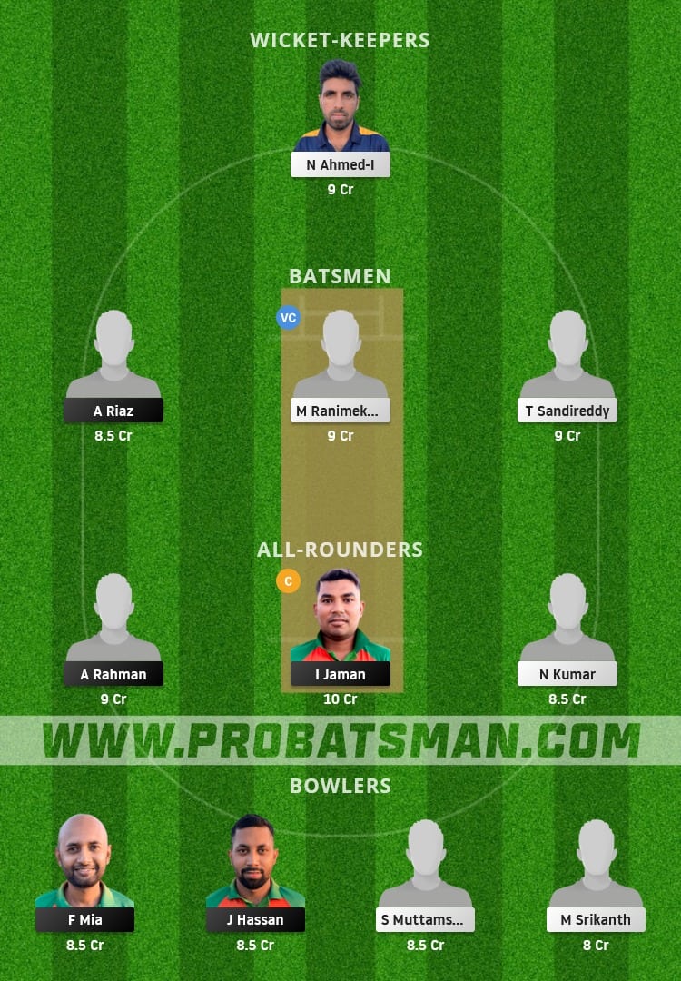 NCT vs CES Dream11 Fantasy Team Prediction